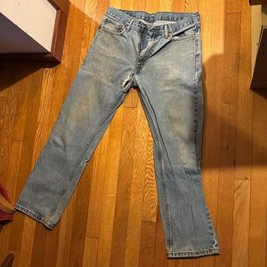 Men’s Levi’s 505 regular fit size 33x30 used condition